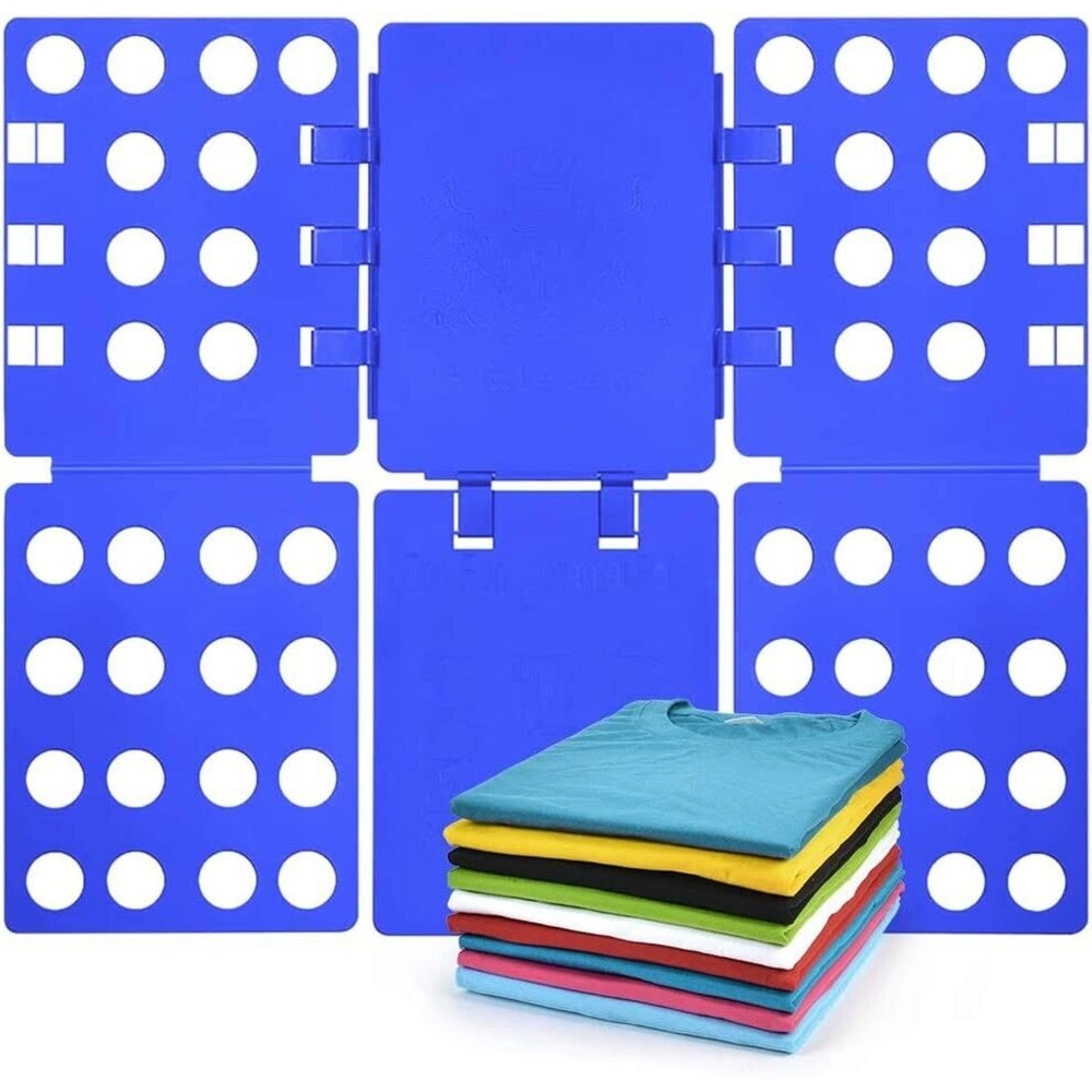 Shirt Folding Board Laundry Tool for Adults and Children , Blue